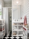VESKEN Corner shelf unit - white 33x33x71 cm - image 4