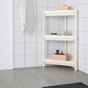 VESKEN Corner shelf unit - white 33x33x71 cm - image 5