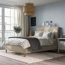 IDANÄS Upholstered storage bed - Naggen beige 140x200 cm - image 2