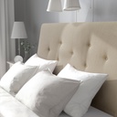 IDANÄS Upholstered storage bed - Naggen beige 140x200 cm - image 6