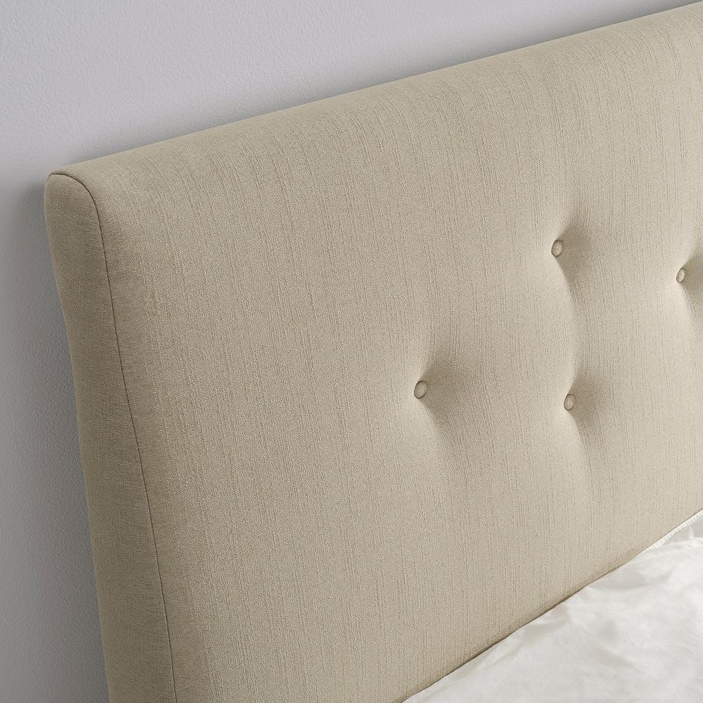 IDANÄS Upholstered storage bed - Naggen beige 140x200 cm - image 7