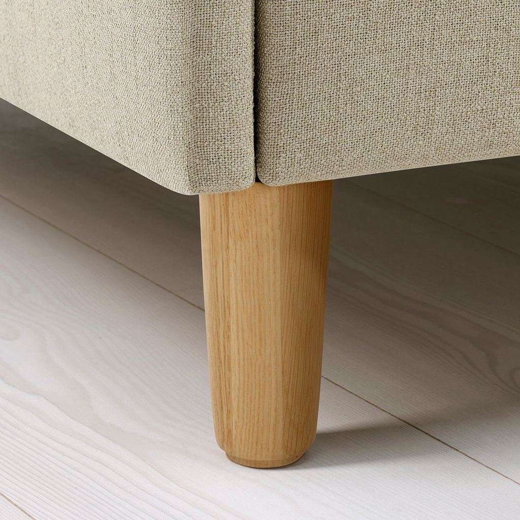 IDANÄS Upholstered storage bed - Naggen beige 140x200 cm - image 9