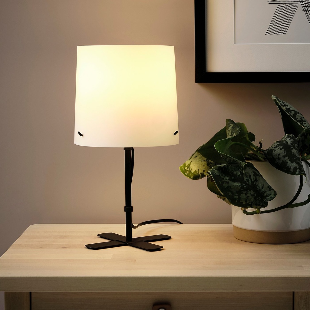 BARLAST Table lamp - black/white 31 cm - image 2
