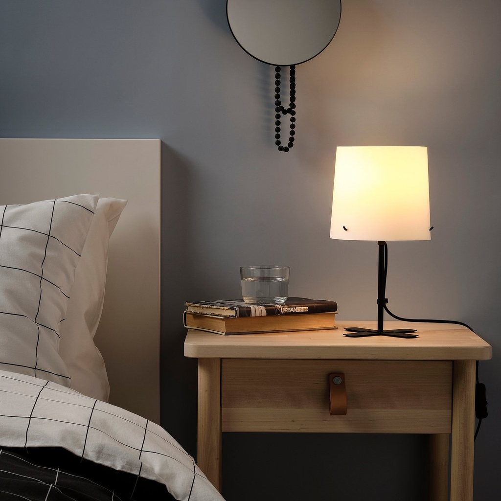 BARLAST Table lamp - black/white 31 cm - image 3