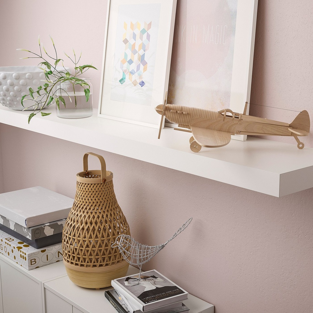 LACK Wall shelf - white 110x26 cm - image 2