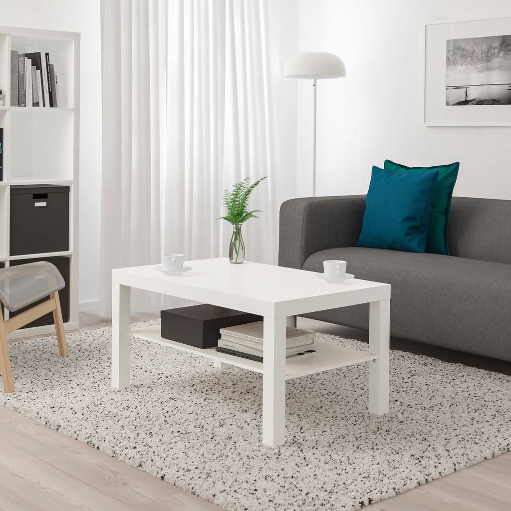 LACK Coffee table - white 90x55 cm - image 2