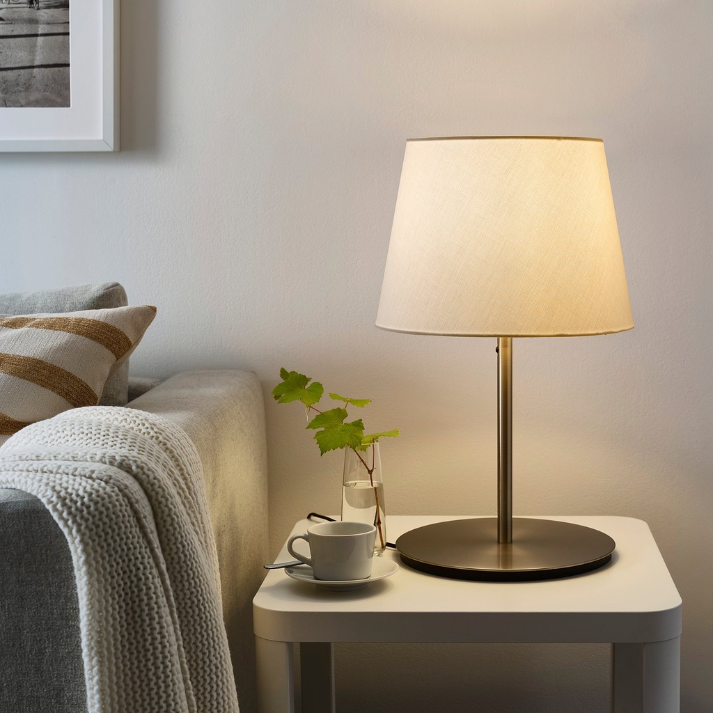 SKOTTORP Lamp shade - white 33 cm