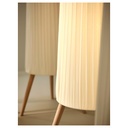 ÖKENSAND Floor lamp - beech/white