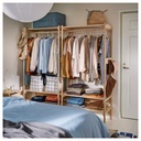 KRONÖREN Open wardrobe - pine 90x49x181 cm