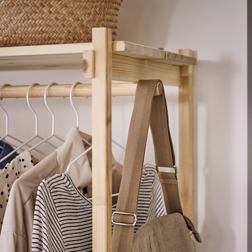 KRONÖREN Open wardrobe - pine 90x49x181 cm