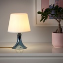 LAMPAN Table lamp - dark blue/white 29 cm