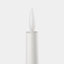 SMÅLOM LED taper candle - battery-operated white