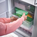 PRUTA Food container with lid, set of 17 - green