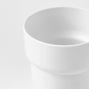 FÖRENLIG Plant pot - in/outdoor white 9 cm