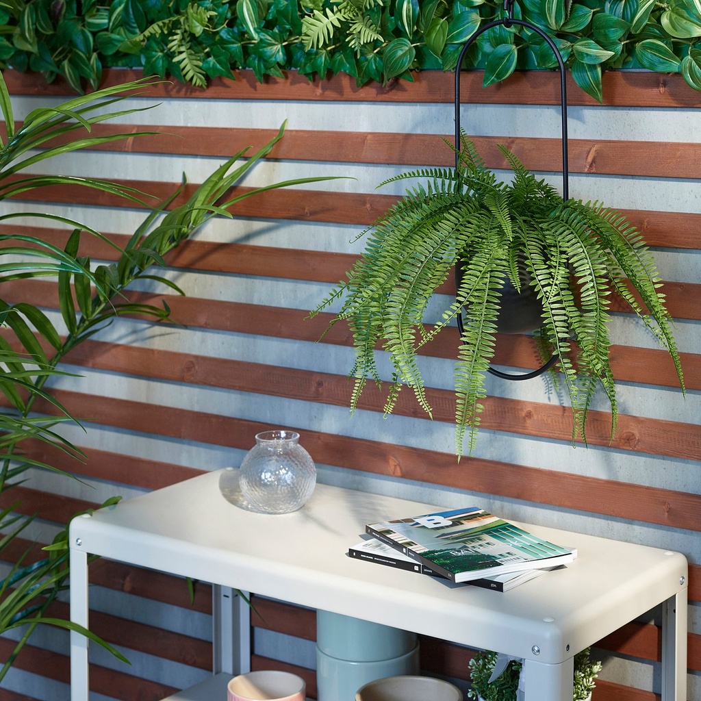 FEJKA Artificial potted plant - in/outdoor hanging/fern 12 cm