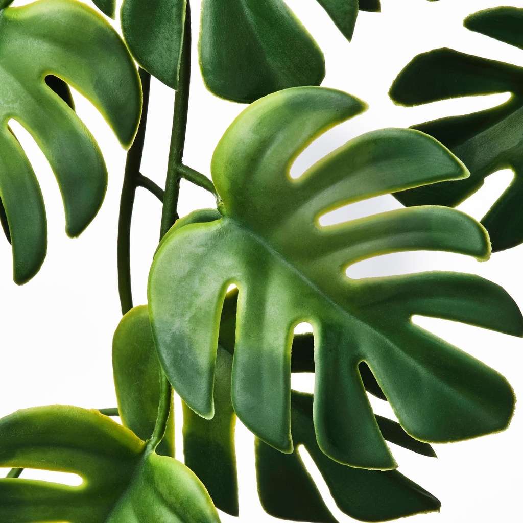 FEJKA Artificial potted plant - in/outdoor hanging/Monstera 9 cm