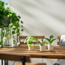 FEJKA Artificial potted plant, set of 3 - in/outdoor leaf