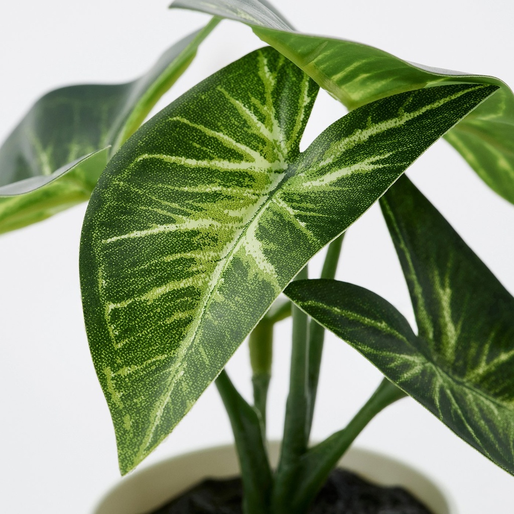 FEJKA Artificial potted plant, set of 3 - in/outdoor leaf