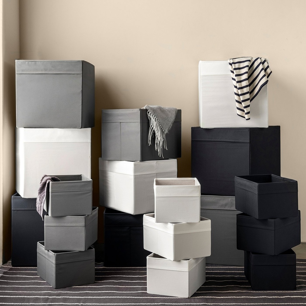 DRÖNA Box - white 33x38x33 cm