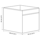 DRÖNA Box - beige/dotted 33x38x33 cm