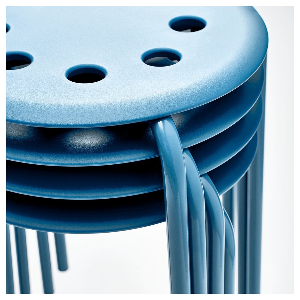 MARIUS Stool - blue 45 cm
