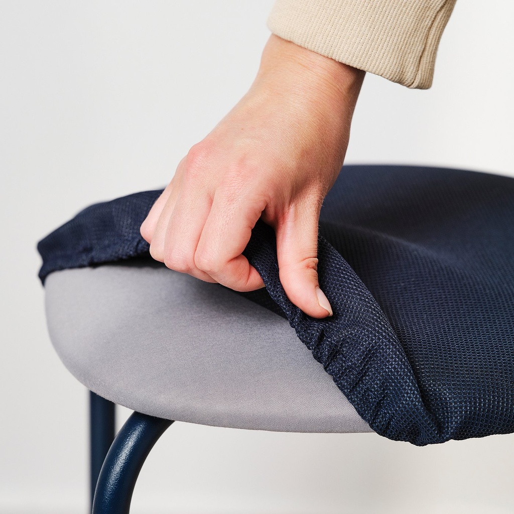 GULTARP Stool - dark blue/Remmarn dark blue