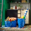 FRAKTA Carrier bag, medium - blue 45x18x45 cm/36 l
