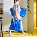 FRAKTA Carrier bag, medium - blue 45x18x45 cm/36 l