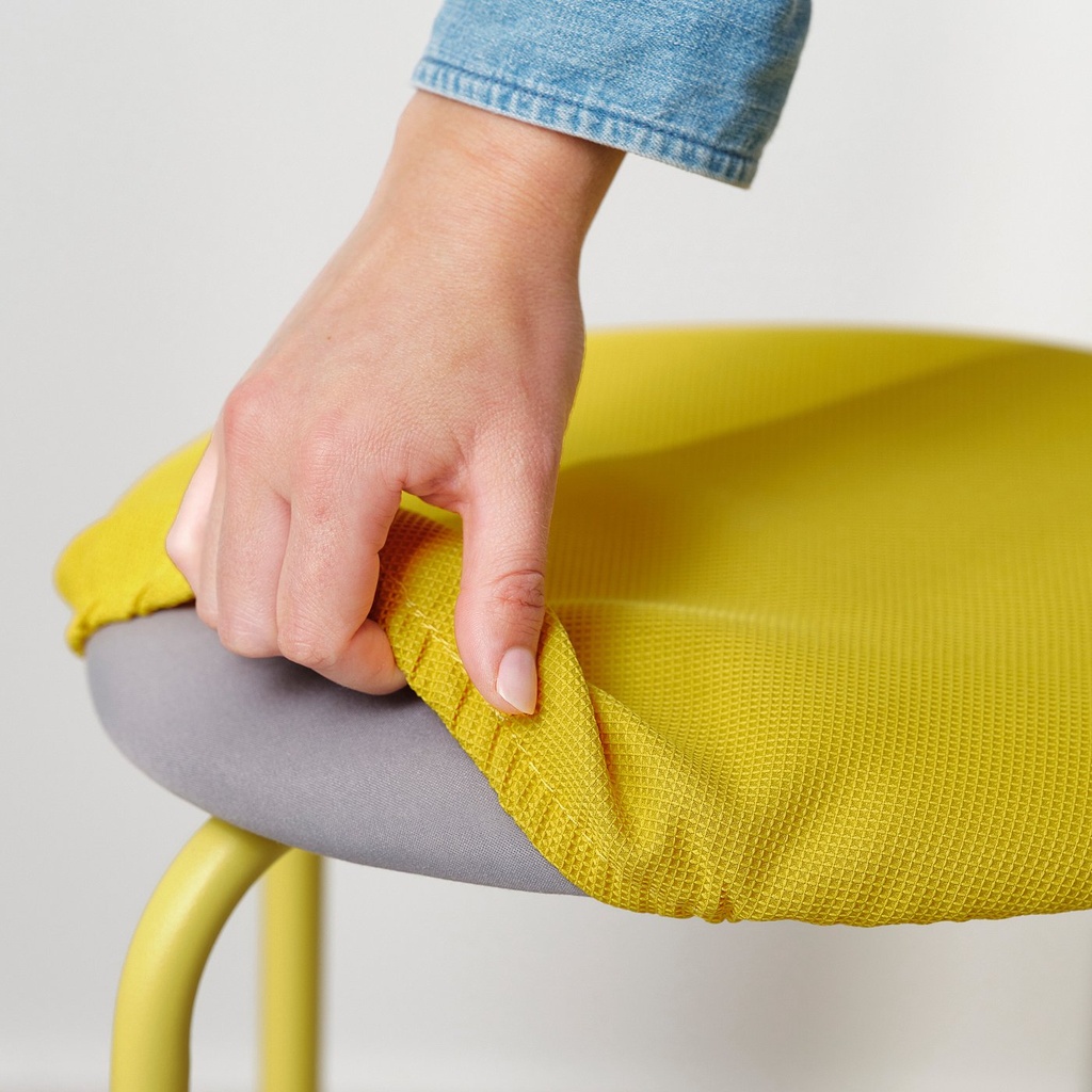GULTARP Stool - light yellow/Remmarn yellow