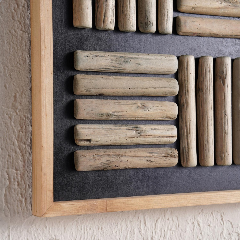 Clancy Handmade Wall Art 40x59.7cm - Brown