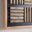 Clancy Handmade Wall Art 40x59.7cm - Brown