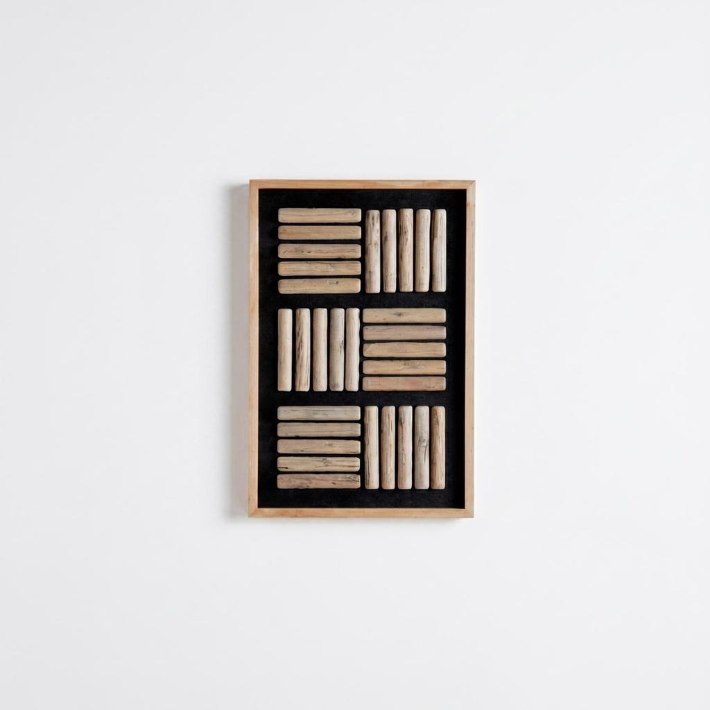 Clancy Handmade Wall Art 40x59.7cm - Brown