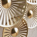 Modine Metal Wall Plaque 90.8x50.2cm - Gold