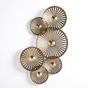 Modine Metal Wall Plaque 90.8x50.2cm - Gold