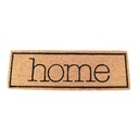 Home Printed Black Line Doormat 25X75CM - Natural