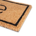 Home Printed Black Line Doormat 25X75CM - Natural