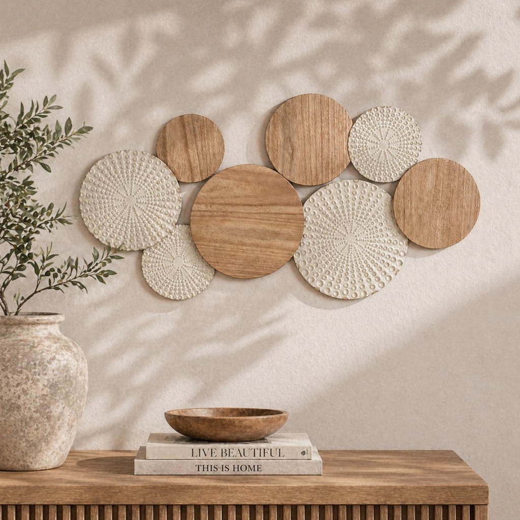 Sarivu Metal Wall Decor 86.5x4x45cm - Natural