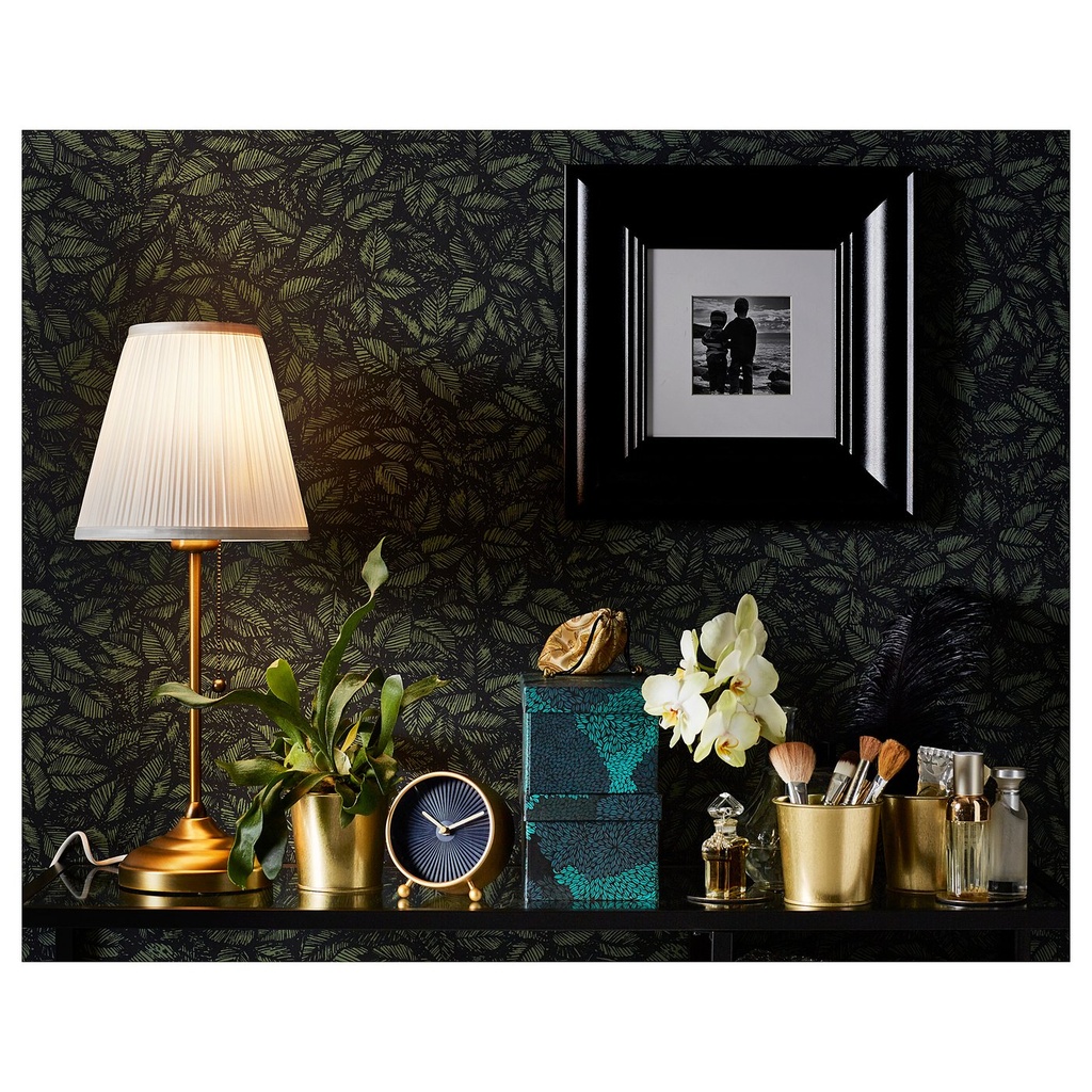 ARSTID Table lamp - brass/white