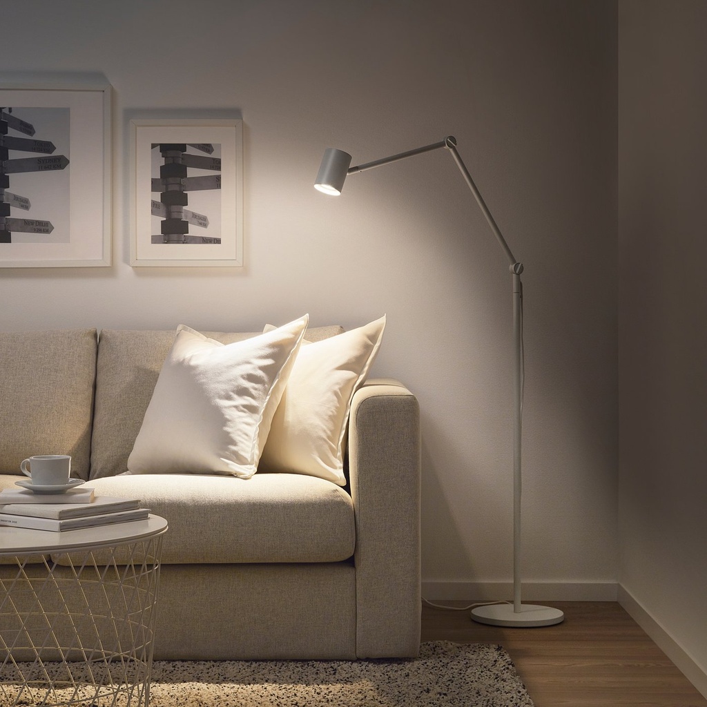 NYMANE Floor/reading lamp - white