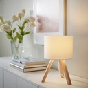 STORSEGEL Table lamp - ash/white - image 3
