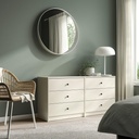 GURSKEN Chest of 3 drawers - light beige 69x67 cm - image 3