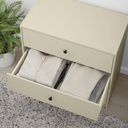 GURSKEN Chest of 3 drawers - light beige 69x67 cm - image 5