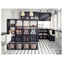 KALLAX Shelving unit - black-brown 147x147 cm - image 5