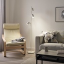NYMÅNE Floor lamp with 3-spot - white - image 2