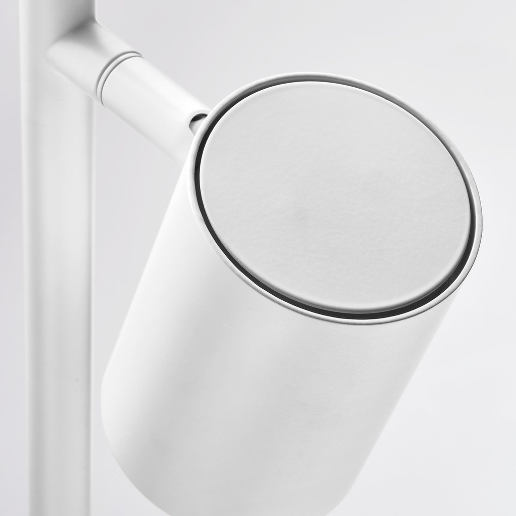 NYMÅNE Floor lamp with 3-spot - white - image 4