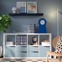 LACK Wall shelf - black-blue 110x26 cm - image 3