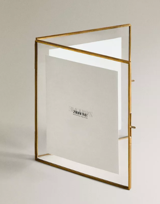 ‎Double Photo Frame Gold