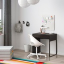 MICKE Desk - black-brown 73x50 cm - image 5