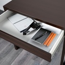 MICKE Desk - black-brown 73x50 cm - image 6