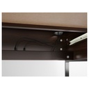 MICKE Desk - black-brown 73x50 cm - image 8